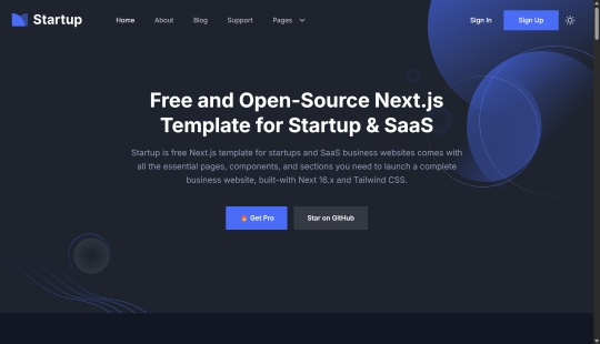 Startup screenshot